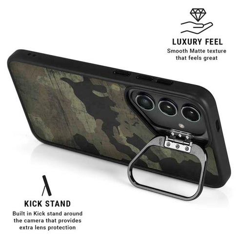 Hunting Camo Galaxy S24 FE Kickstand Case